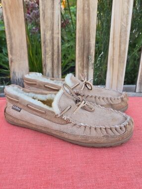 L.L. Bean Mens Sherpa Slippers